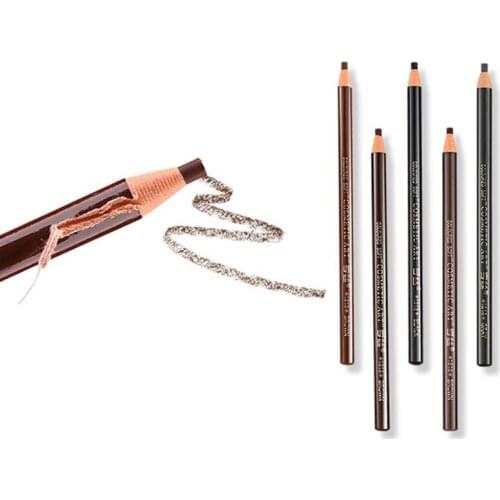 New 2021 5 Color Natural Eyebrow Pencil Rotating Automatic Long Lasting Waterproof Eyebrow Pen Makeup Cosmetics