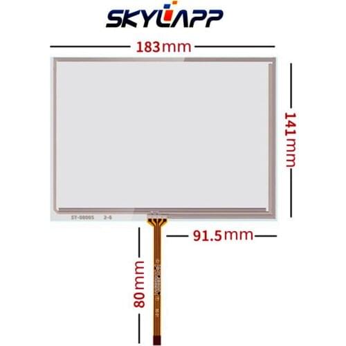 New 8''Inch TouchScreen 183mm*141mm AT080TN52/AMT9556 Industrial Equipment Resistance Touch Panel Screen Glass Digitizer Repair