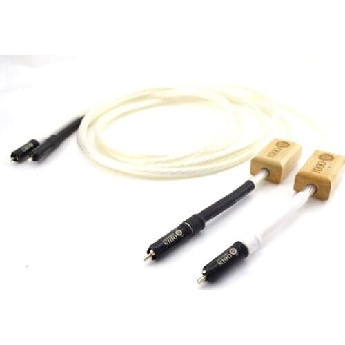 YTER one Pair Hifi RCA audio cable, RCA HIFI CABLE, AUDIOPHINE RCA PLUG CABLE