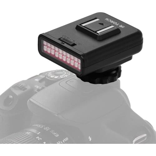 ORDRO LN-3 Studio IR LED Light USB Rechargeable Infrared Night Vision Infrared Illuminator for DSLR Camera Photography Lighting