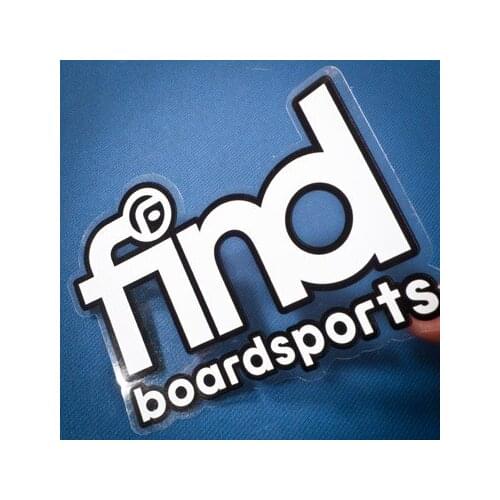 UV Protected Die Cut Vinyl Adhesive Clear Transparent Sticker Printing ---PX8047