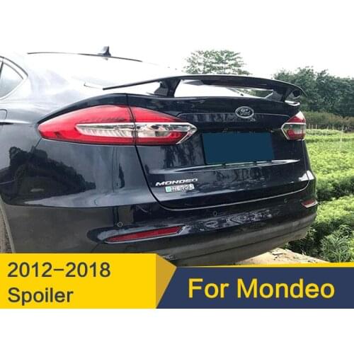 For Ford Mondeo Spoiler 2012--2018Year High Quality ABS Plastic Free Drilling Sport Racing Car Spoiler For Fusion