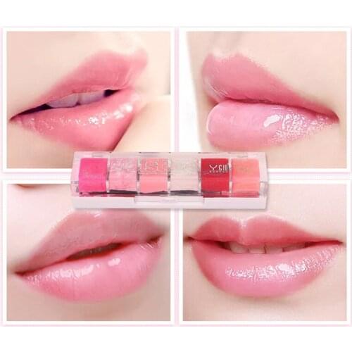 Moisturizer Long-lasting Lipstick Jelly Flower Makeup Changed Color Lip Blam Pink Transparent frozen lip gloss tint