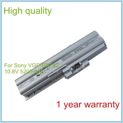 High quality Laptop Battery for VGN-Z15N VGN-Z17N VGN-Z25 VGN-Z37D VGP-BPL12 VGP-BPS12 6 cell 5200mah