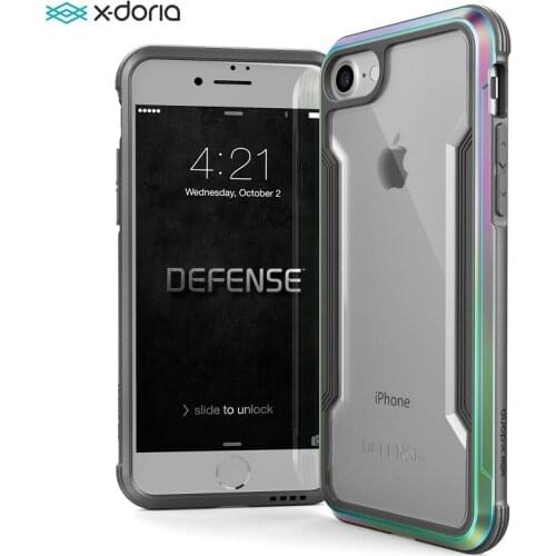 X-Doria Defense Shield Phone Case For iPhone SE 7 8 Case Military Grade Drop Tested Aluminum Protective Coque For iPhone 7 8