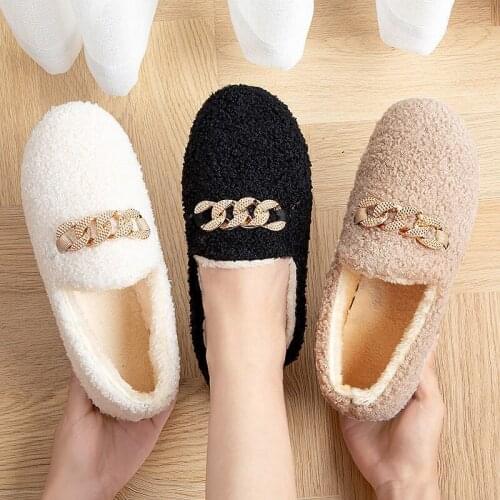 Womens Fur Flat Shoes Cute Winter Warm Furry Fur Flat Shoes Women Casual Shoes Shoes for Women Sneakers