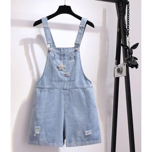 Women clothing denim fabric rompers summer overalls women playsuits suspenders shorts jeans women overalls summer rompers jeans