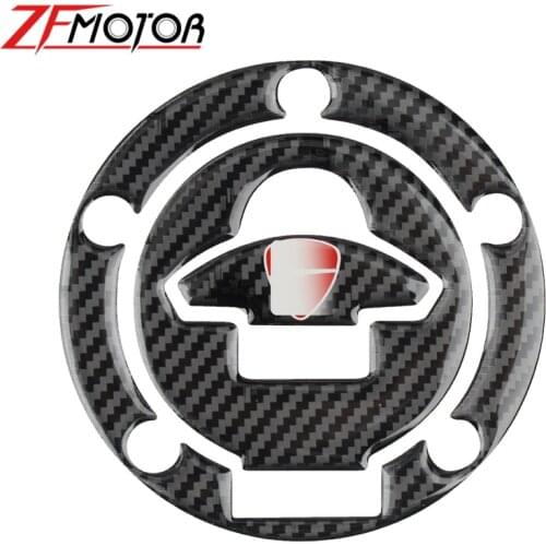 For Ducati S4R S2R M620 695 748 DS1000 1090 1198 3D Carbon Fiber Motorcycle Oil Fuel Gas Tank Cap Cover Decal Sticker Protector
