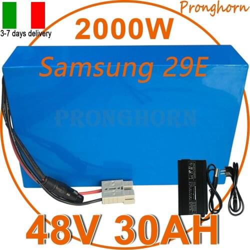 48V EBike Battery 48V 18Ah 20Ah 24Ah 26Ah 30Ah 35Ah 40Ah Electric Bicycle Battery use Samsung cell For 2000W 1500W 1000W Motor