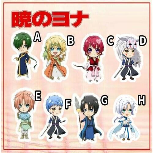Anime Akatsuki no Yona Acrylic Keychain Strap Figure Shin-ah Zeno Double side cute 6cm