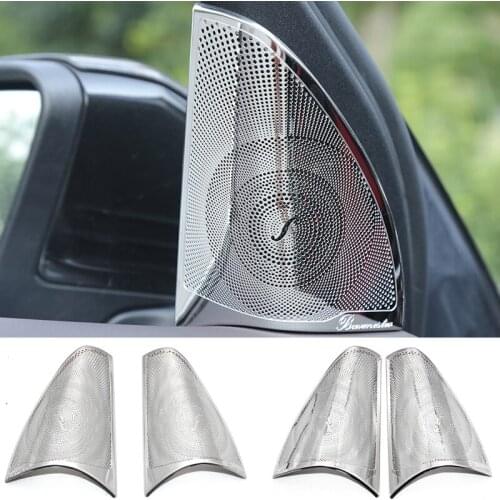 For Mercedes Benz GLC Class X253 auto Accessories Car Styling High Pitch Loudspeaker Cover Audio Speakers Stickers Covers Frame