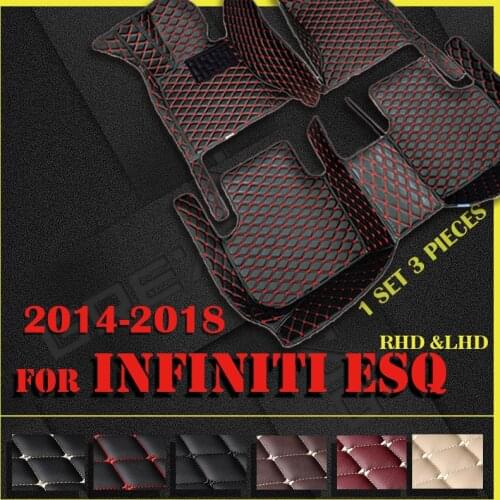 Car floor mats for Infiniti ESQ 2014 2015 2016 2017 2018 Custom auto foot Pads automobile carpet cover