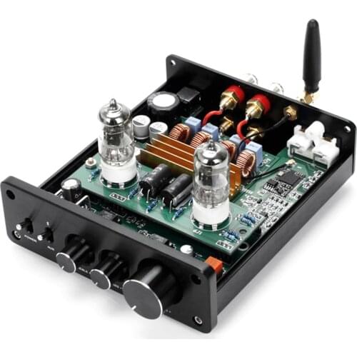 Bluetooth 5.0 BT-6J1 vacuum tube pre-stage merge TPA3116 2-channel digital audio amplifier