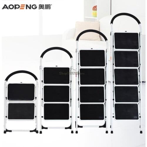 Household Folding Ladder Thickened 3-4-step 5-step Miter Ladder Indoor Staircase Ladder Small Ladder Stool