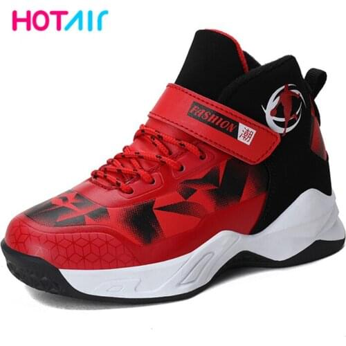 2020 sneakers boys basketball shoes kids for boy high to help shockproof Children sports shoes boy non-slip basketball shoes