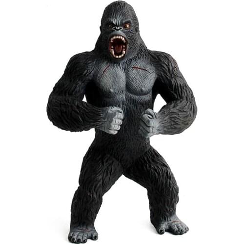 THE WILDLIFE SIMULATES SOLID SIMULATION ANIMAL GORILLA MODEL OFFICE LIVING ROOM BEDROOM DECORATION HOME DECOR A368