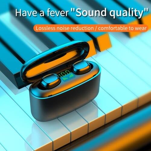 G5S TWS 9D Stereo Dual Microphone Wireless Earphones Bluetooth 5.0 Headphone Music Headset Touch Earbud For IOS Phone