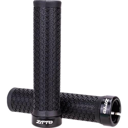 Bicycle Grip Cover Riding Accessories Unilateral Lock Mountain Handlebar Grips Aluminum Alloy TPR Grip