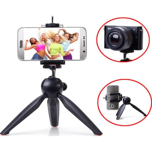 Mini Tripod for Smartphone/Phone Holder Stand Tripod Monopod for Gopro 6/Smooth Q/DJI OSMO Portable Collapsible Tripode
