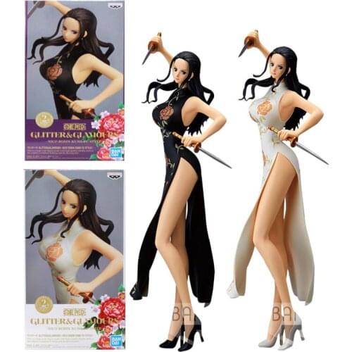 25Cm Bandai One Piece Nicorobin Garage Kit Pvc Assembly Model Western Animiation Action Figure Kids Toys