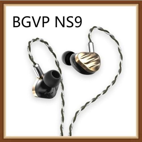 BGVP NS9 Knowles Sonion 7BA+2DD Hybrid Custom Subwoofer In Ear HIFI Music Monitor Audiophile Musician MMCX Earphones Earplugs