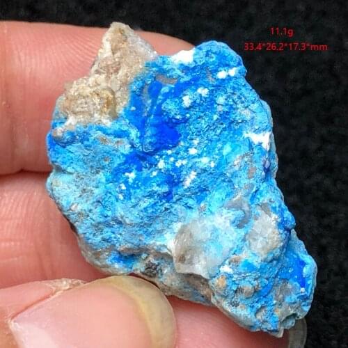 6.2g-62.7gNatural blue copper mineral for home decoration