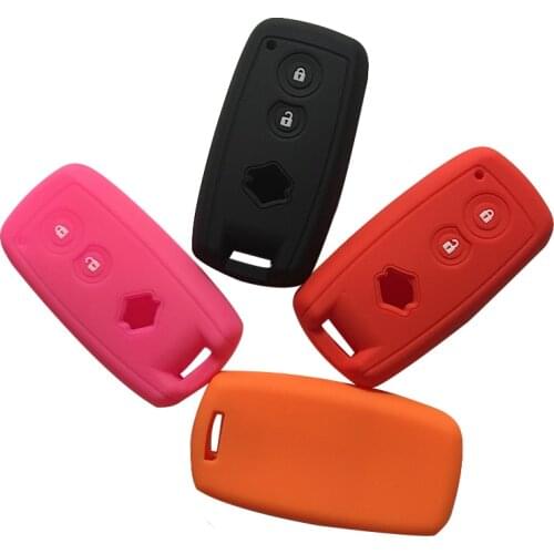 Silica Gel Car Key Cover Cap for Suzuki SX4 Grand Vitara 2007 XL-7 Sport Scorss Swift 2010 Car Keys Case for Keychain Alarm
