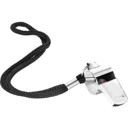 Sports Referee Whistle Lanyard For Football Soccer Emergency Survival Tool