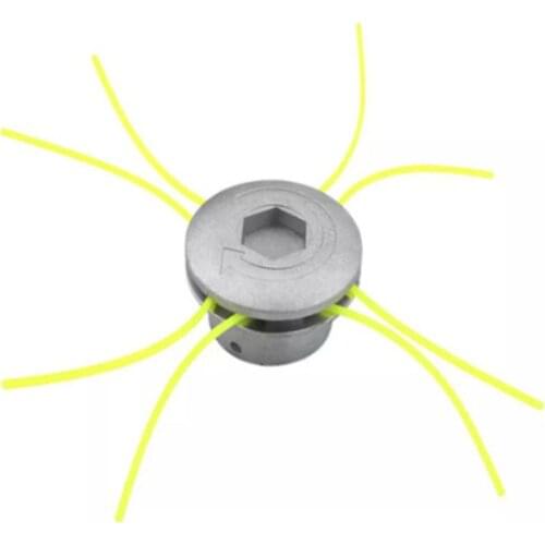 Universal Aluminium Trimmer Head String Set Garden Grass Brush Cutter Bushes Accessories Durable Strimmer Head