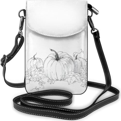 Pumpkin Shoulder Bag Outdoor Female Women Bags Fashion Funny Leather Purse