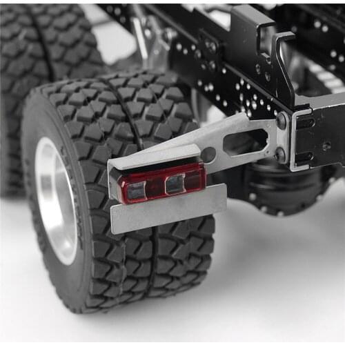 1 pair LESU Metal Tail Lights For 1/14 Tamiya Benz RC Truck Trailer Tractor Upgrade Parts Accessories