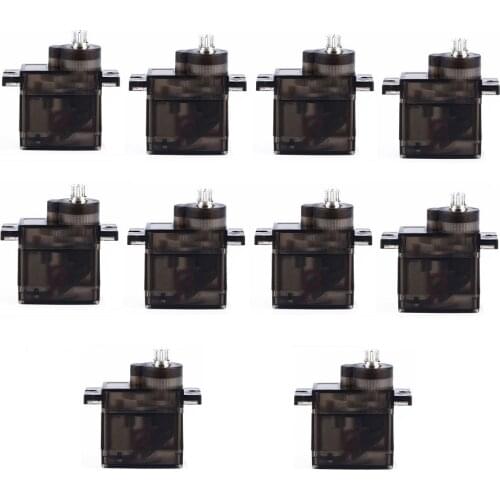 10pcs/lot lofty ambition MG90S 9g Metal Gear Upgraded SG90 Digital Micro Servos for Smart Vehicle Helicopter Boart Car