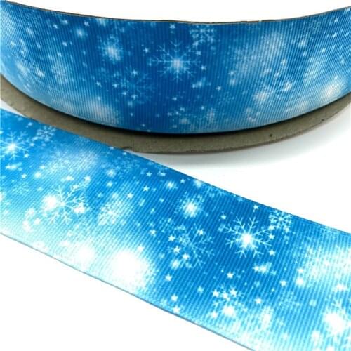 5Yards 1.5" 40MM Shiny Rainbow Gold Star Printed Grosgrain Ribbon For Hair Bows DIY Crafts Handmade Accessories #06