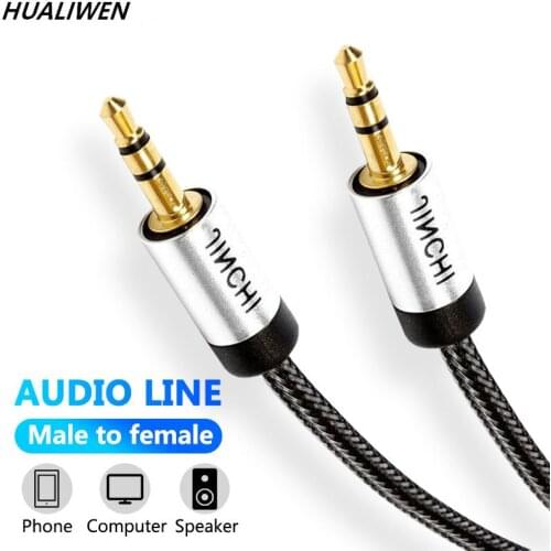 Audio Cable 3.5mm Male to Male AUX Headset 35mm Extension Auxiliary Cable, Suitable For Mobile Phone Computer Audio Cable