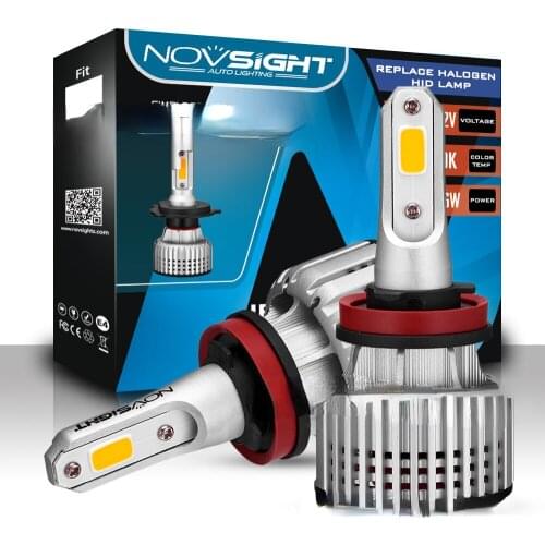 N12 series jin-guang huang LED car headlights 3000 k 10000 lm 72 w H11