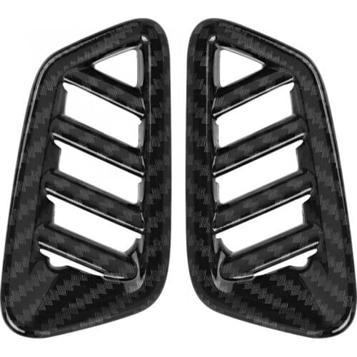 2Pcs/Set Carbon Fiber Center Console Air Outlet Vent Trim Cover Fit for Nissan Sylphy Sentra 2020 Car air conditioner tools