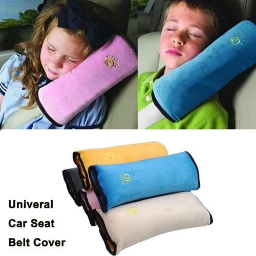 Children Univeral Car Safety Seat Belt Cover Pillow Harness Shoulder Pad Child Protection Covers Cushion Support Car Accessories