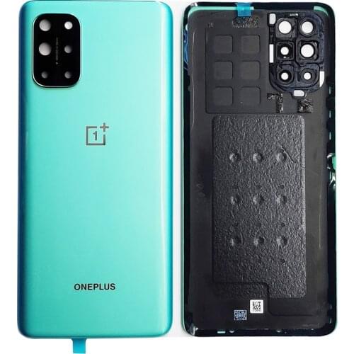 For OnePlus 8T+ 5G Original Glass Back Rear Housing Cover OnePlus 8T, T‑Mobile Back Door Replacement Hard Battery Case