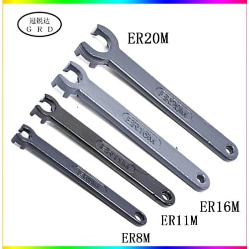 1piece er8 er11 er16 er20m wrench of collet chuck Er CNC lathe milling tool shank spindle nut wrench tool holder spindle