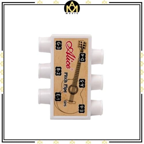 Guitar Pitch Pipe Tuner Acoustic Guitar String Tuning Plastic E-A-D-F-B-E Guitar Accessories Guitar Tool