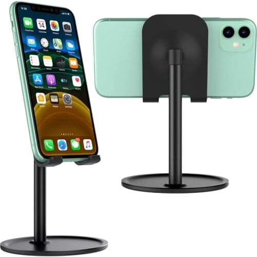 GrandEver 360 Rotating Practical Long Arm Lazy Phone Holder Tablet Desktop Office No-Height Adjust Cell Phone Racks Accessory