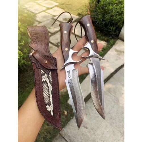 Imported forging Damascus steel belt steel core layer VG10 steel core, 85 layers repeatedly folded forging, hardness: 60-61hrc