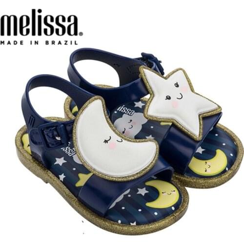 Mini Melissa Sweet Dreams Princess Girl Jelly Shoes Beach Sandals 2020 Baby Shoes Soft Melissa Sandals Kids Princess Shoes