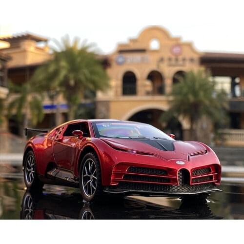 1:32 Bugatti Centodieci Carbon Fibre Alloy Sports Car Model Diecast Metal Toy Car Metal Collection High Simulation Children Gift