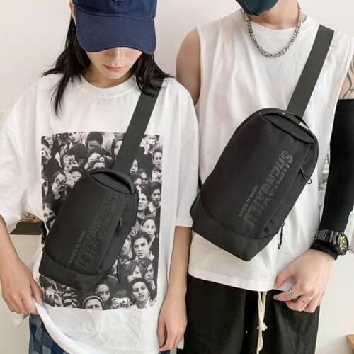 YoReAi Men Chest Bag Simple Storage Packs Travel Woman Small Black Crossbody Mens Large Pack Shoulder Bags Satchel Handbags