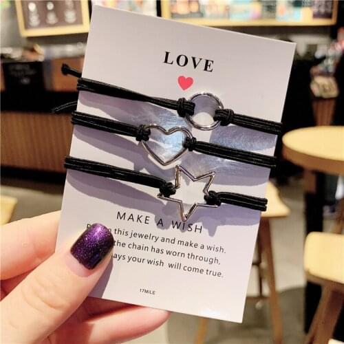 New Fashion Heart Star Elastic Rubber Hair Bands For Women Girls hair Tie Accessories Ponytail Holder Headbands Set Gift 2019