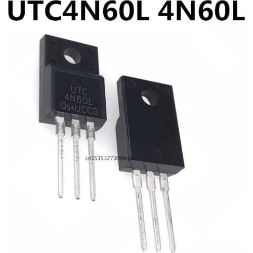 Original new 5pcs/ 4N60 UTC4N60L 4N60L 4A/600V TO-220F
