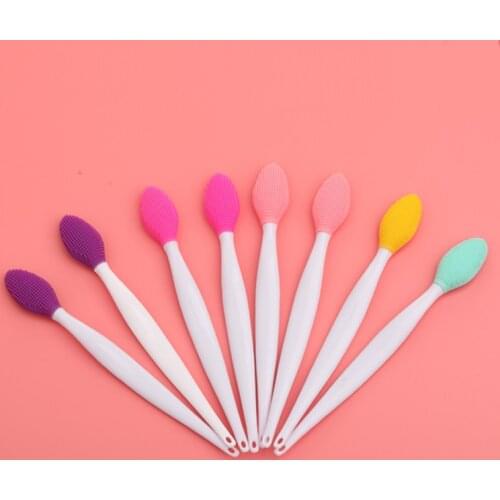 Face Silicone Brush Exfoliating Nose Clean Blackhead Removal Brush Tool Removal Facial Cleansing Massager Brush Beauty Makeup