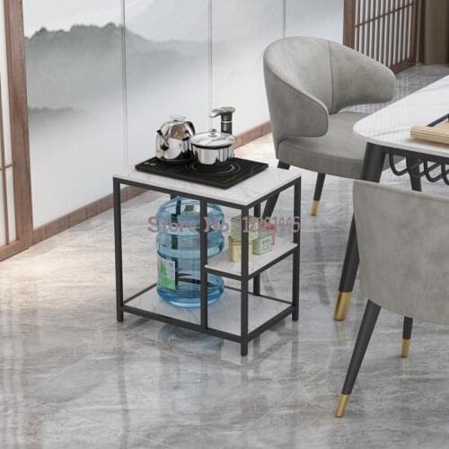 Nordic Marble Tea Table Living Room Small Tea Table Simple Modern Side Table Household Tea Table Boiling Table Tea Art Table