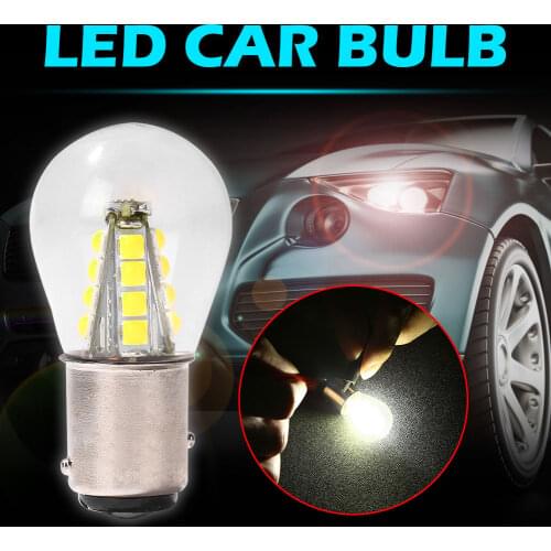 LED Car Bulb 1157 BAY15D 3030 SMD Glass Turn Signal Brake Reverse Lamp Bulb 3W Daytime Running Turn Signal Reverse Lamp